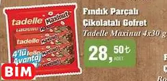 TADELLE MAXİNUT FINDIK PARÇALI ÇİKOLATALI GOFRET